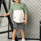 Rhodes Detailed Denim Shorts - Ash