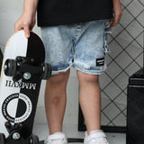 Milo Denim Pocket Shorts - Blue