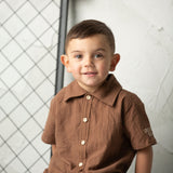 Dash Linen Shirt & Shorts Set