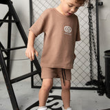 Dash Detailed Waffle Set - Mocha
