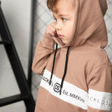 Dash Waffle Hoodie - Mocha