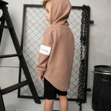 Dash Waffle Hoodie - Mocha