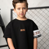 Dash Detailed Tee - Black