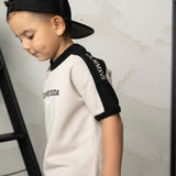 Elijah Box Tee - Pebble