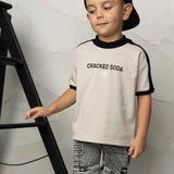 Elijah Box Tee - Pebble