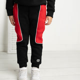 Harlow Detailed Trackpant - Black & Red