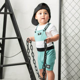Huck Detailed Overall Set - Wasabi