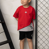 Josh CS Tee - Red/Grey