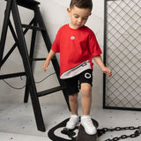 Josh CS Tee - Red/Grey