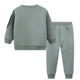 Elliot Textured Crew/Pant Set Sage