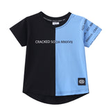 Darcey CS Tee - Black/Blue