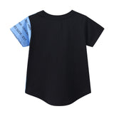 Darcey CS Tee - Black/Blue