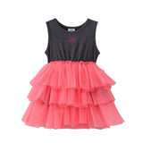 Mila CS Layered Tutu - Grey/Pink