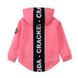 Mila CS Detailed Hoodie - Bright Pink