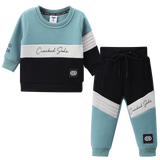 Charlie Detailed Crew Set - Fern