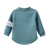 Charlie Detailed Long Sleeve Crew - Fern