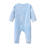 Ash Detailed Romper - Ice Blue