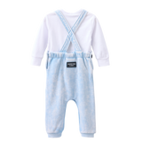 Ash Detailed Overall Set - Ice Blue