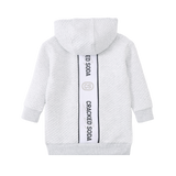 Alaska Textured Hooded Dress - Grey