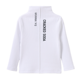 Jewel Ribbed Detail Long Sleeve - White