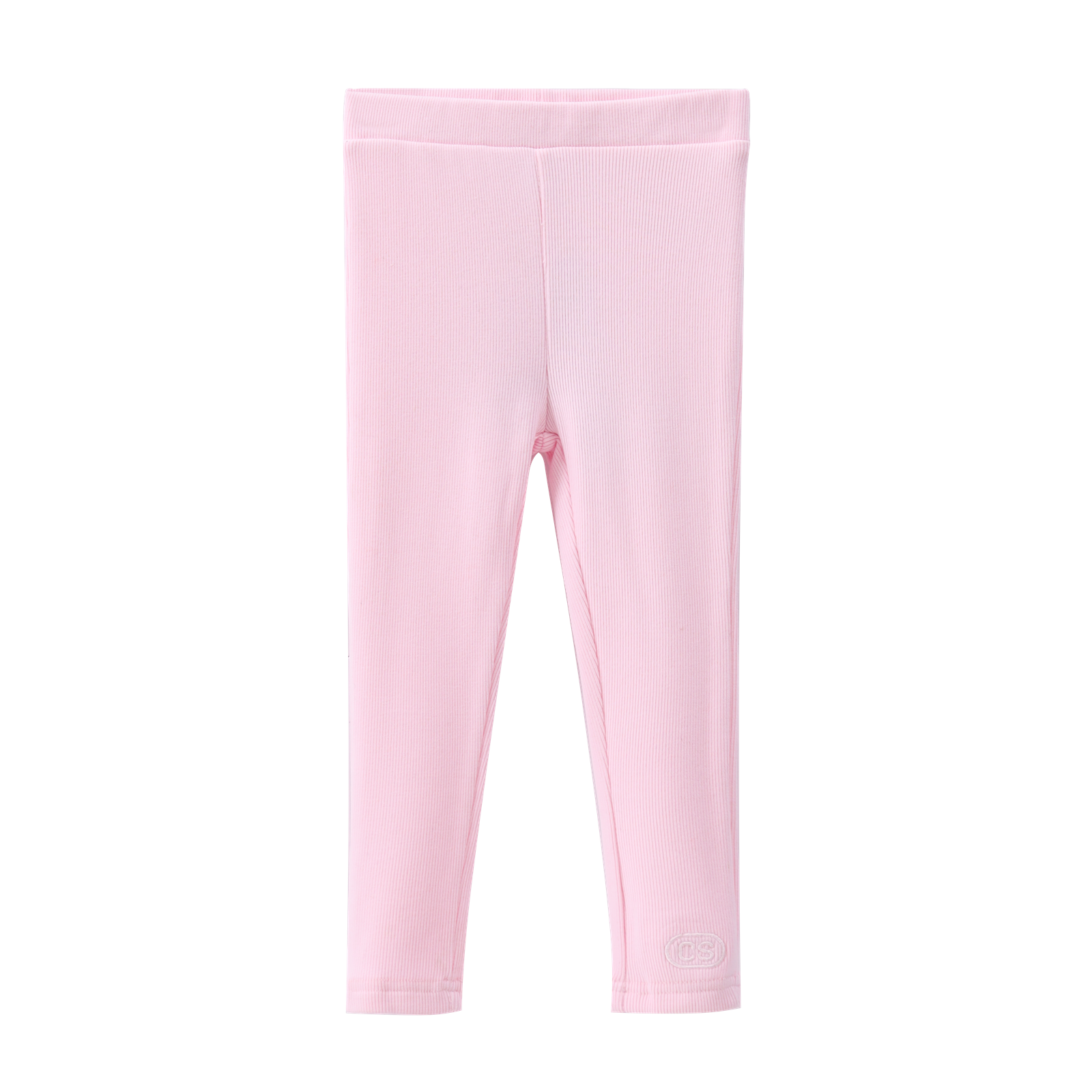 Winter Ribbed Fleece Leggings - Pink-Clothing-Cracked Soda