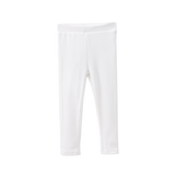 Scarlett Ribbed Fleece Leggings - Cream White