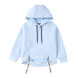 Vienna Detailed Strap Hoodie - Powder Blue