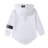 Havan Hooded Tee - White/Oat