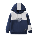 PREORDER Archie Detailed Hoodie - Oat/Navy