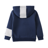 PREORDER Archie Detailed Hoodie - Oat/Navy