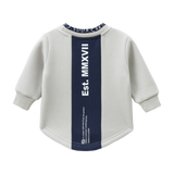 Archie Detailed Crew - Oat/Navy