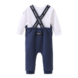 Archie Overall Set - Navy/Oat