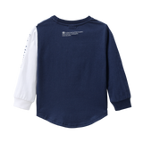 Archie Multi Tee - Navy/White