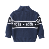 Zack Detailed Knit Jumper - Navy