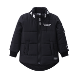 Zack Detailed Puff Jacket - Black