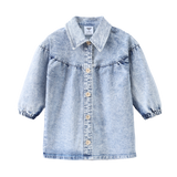 Harper Denim Dress - Denim Blue