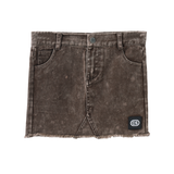 Harper Denim Skirt - Denim Brown