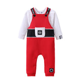 Sammy Detailed Overalls - Red