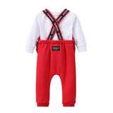 Sammy Detailed Overalls - Red