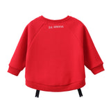 Vienna Detailed Strap Hoodie - Red