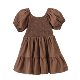 Skylar Puff Sleeve Dress - Mocha