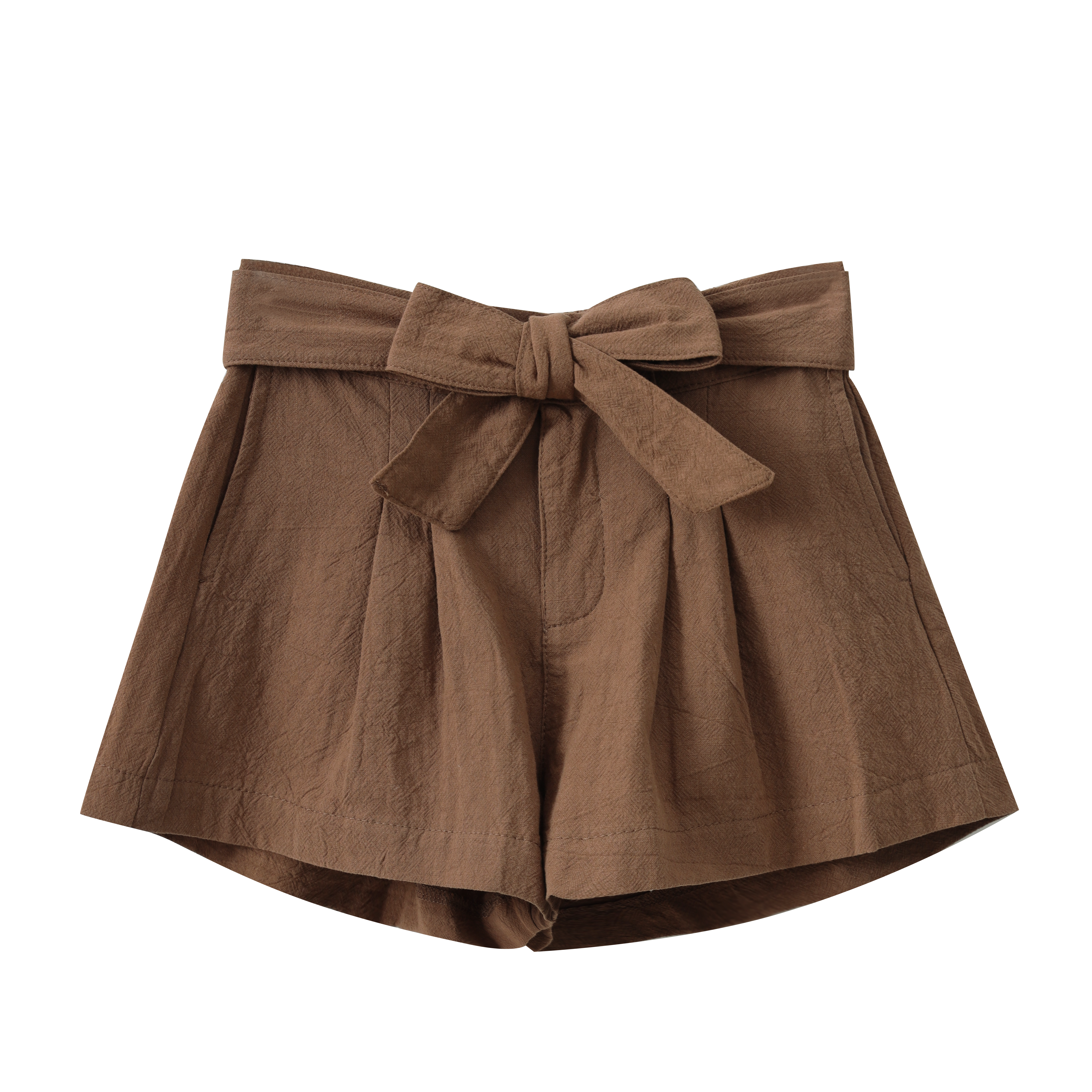 Skylar Bow Short - Mocha-Clothing-Cracked Soda