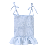 Emma Summer Top - Blue/Pink