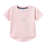 Emma Waffle Tee - Pink