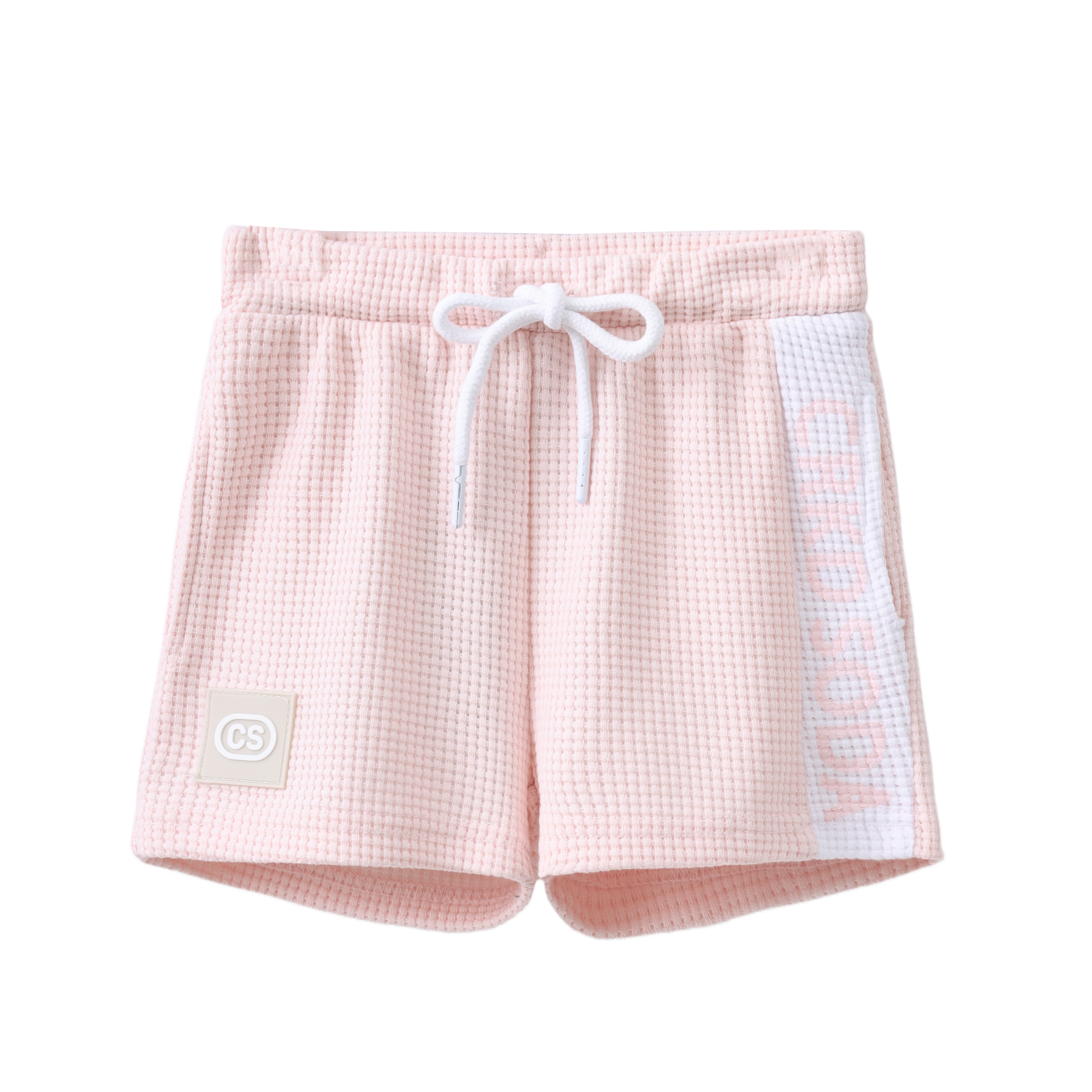 Emma Waffle Short - Pink-Clothing-Cracked Soda