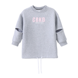 Emma Essential Crew Dress - Grey