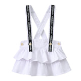 Sadie Overall Dress - White