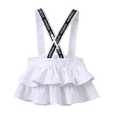 Sadie Overall Dress - White