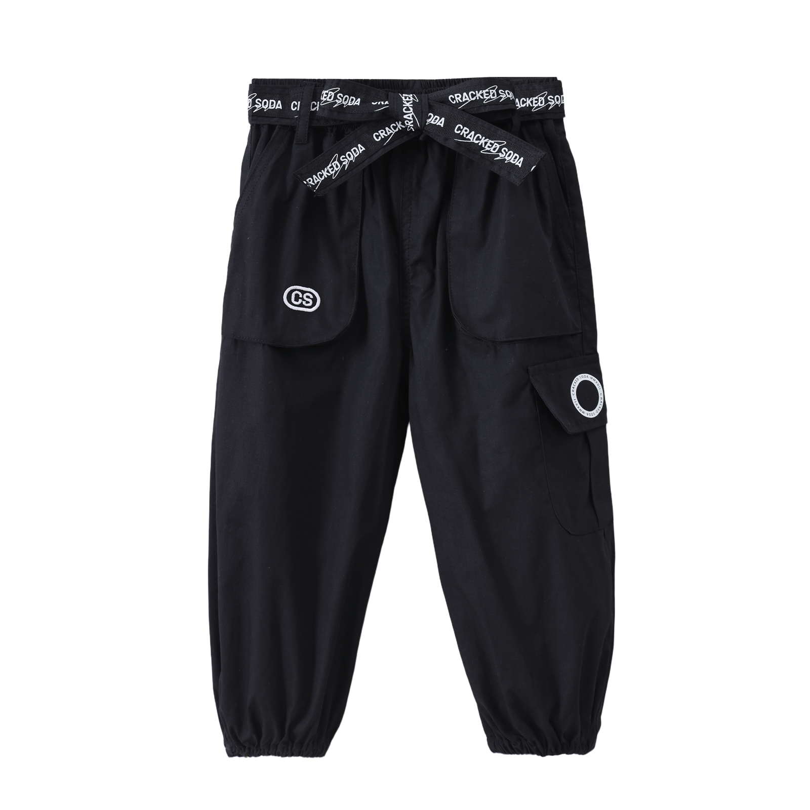 Sadie Detailed Pants - Black-Clothing-Cracked Soda