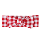 Poppy Check Headband